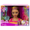 Barbie Castaña Fashion Style Peinados Arcoíris Neón