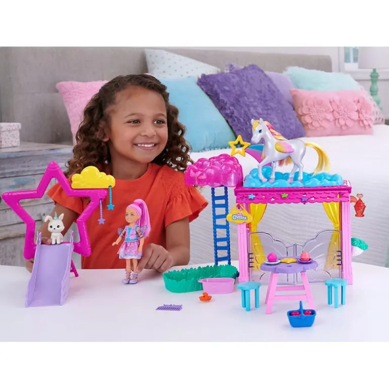 Barbie Chelsea Set de Juegos A Touch of Magic con Bebé Pegaso