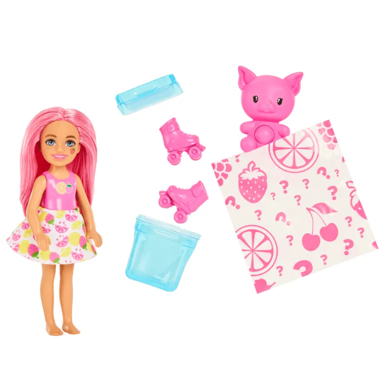 Barbie Chelsea Pop Reveal Juguito de Frutas