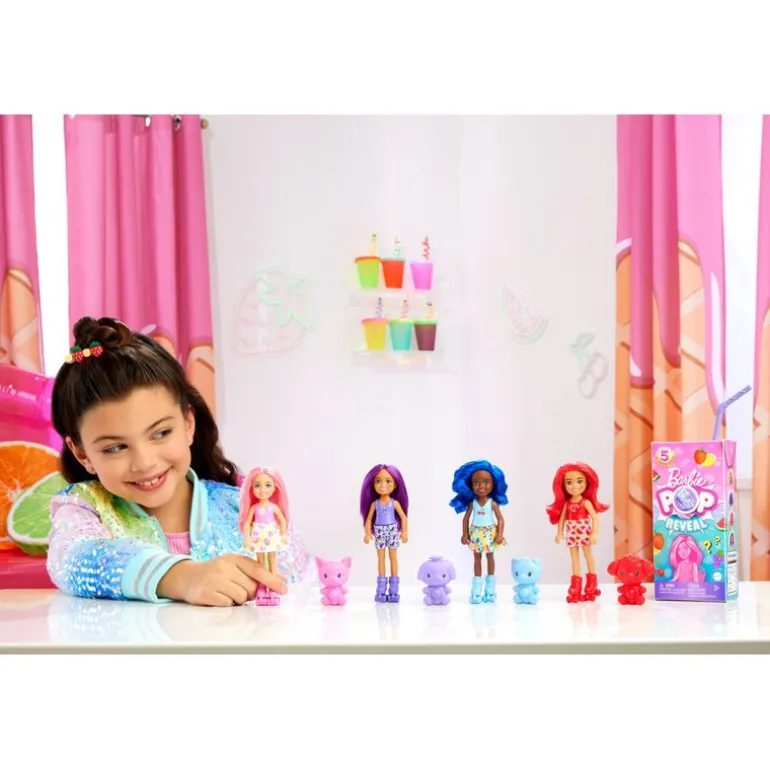 Barbie Chelsea Pop Reveal Juguito de Frutas