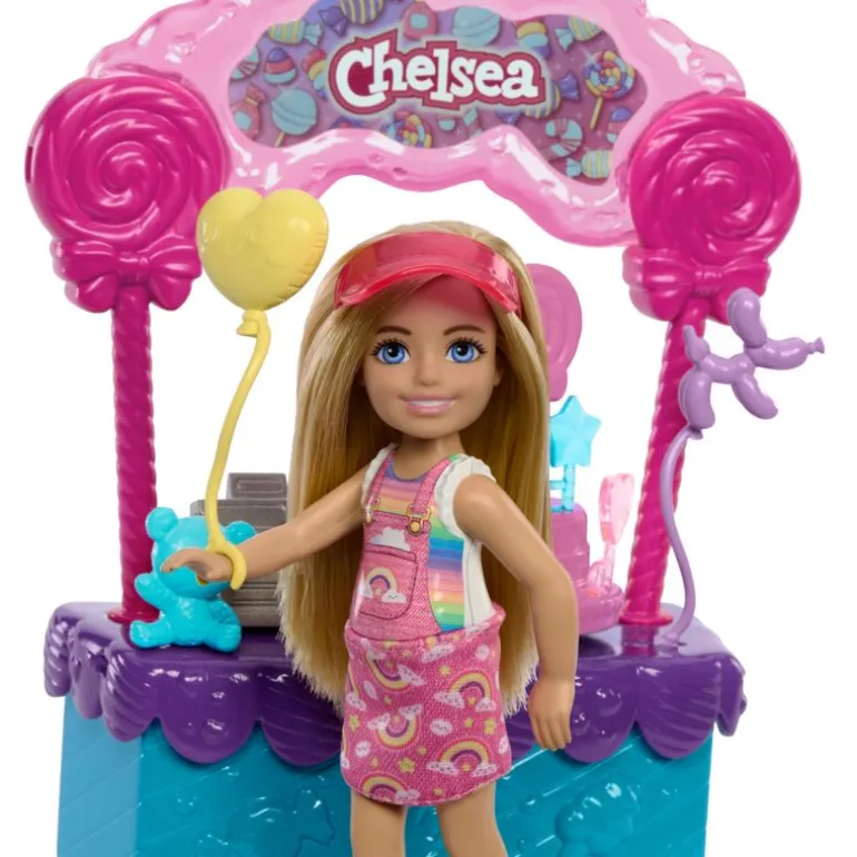 Barbie Chelsea Set de Juegos Estación de Dulces