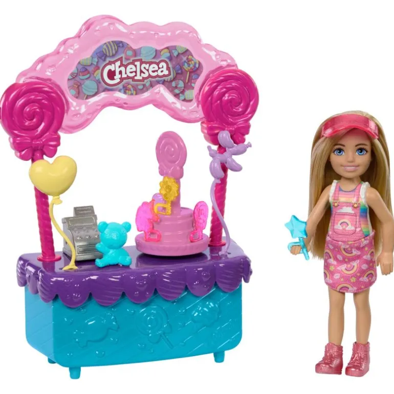 Barbie Chelsea Set de Juegos Estación de Dulces