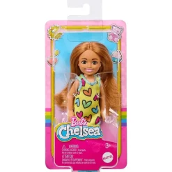 Barbie Club Chelsea Muñeca de playa, Con Vestido Corazones