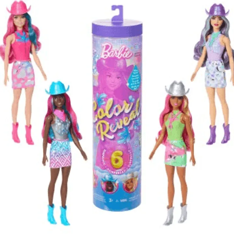 Barbie Color Reveal Muñeca Moda Disco Sorpresa JCV73