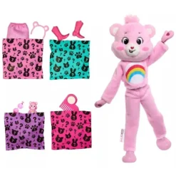 Barbie Cuttie Reveal Disfraz de Ositos Cariñositos Rosa