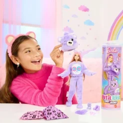 Barbie Cuttie Reveal Disfraz de Ositos Cariñositos Morado