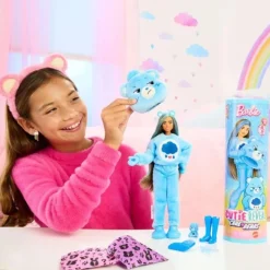 Barbie Cuttie Reveal Disfraz de Ositos Cariñositos Azul