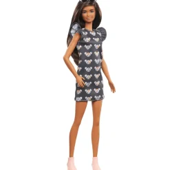 Barbie Diversidad Fashion Doll & Beauty Vestido Patrón de Animalitos