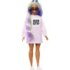 Barbie Diversidad Fashion Doll & Beauty Cabello Multicolor y Sudadera XL