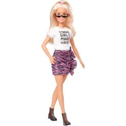 Barbie Diversidad Fashion Doll & Beauty Girl Power con Falda Animal Printt