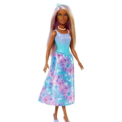 Barbie Doncellas Vestido Azul con Mariposas