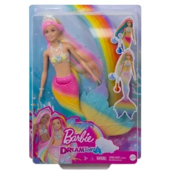 Barbie Dreamtopia Sirena Cambio de Color Agua GTF89