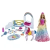 Barbie Fantasía Set de Juego Muñeca con Pony Arcoíris GTG01