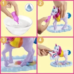 Barbie Fantasía Set de Juego Muñeca con Pony Arcoíris GTG01