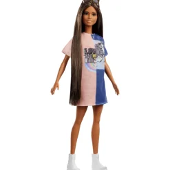Barbie Fashion Doll & Beauty Long Hair Fashion Dress con Botas Blancas