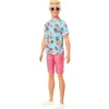 Barbie Fashion Doll & Beauty Ken Camisa Amarilla y Boardshorts