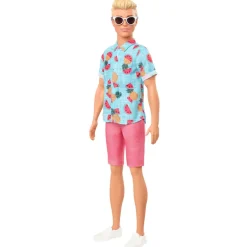 Barbie Fashion Doll & Beauty Ken Camisa Amarilla y Boardshorts