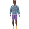 Barbie Fashion Doll & Beauty Ken Sudadera Animal Print y Boardshorts