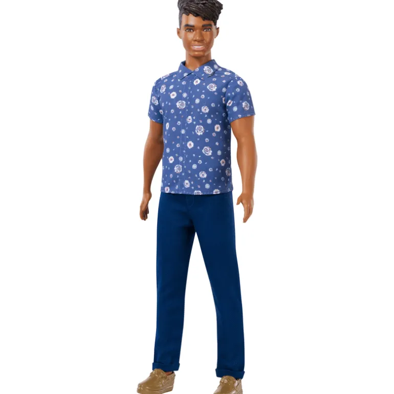 Barbie Fashion Doll & Beauty Ken Camisa Flores Azul