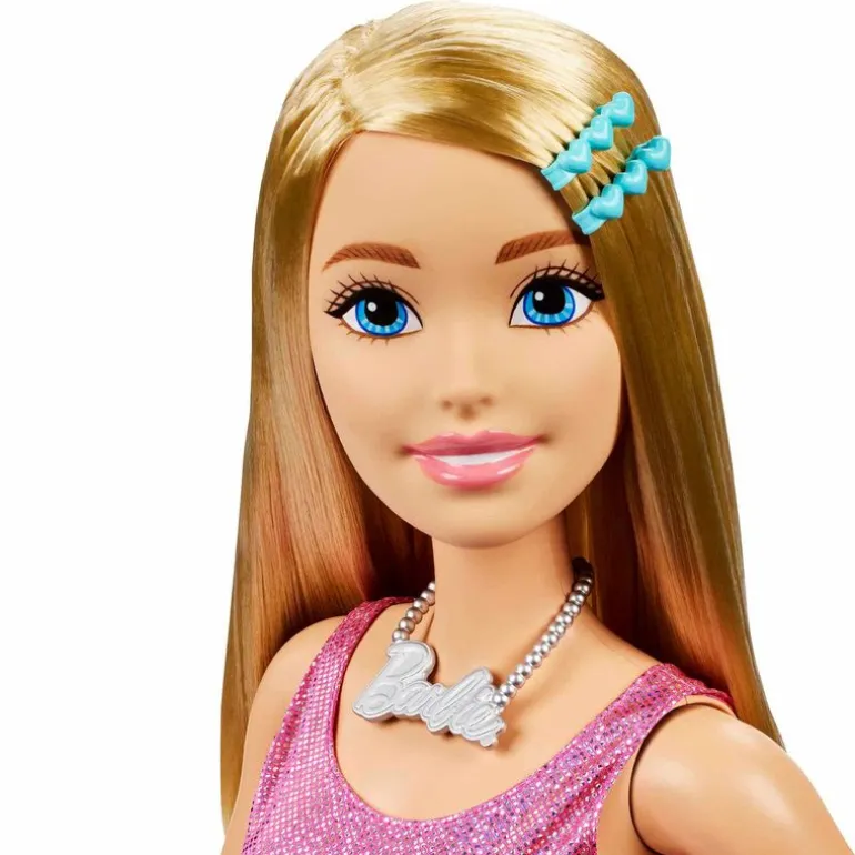 Barbie Fashion Dolls Estatura de 71 cms Vestido Rosa
