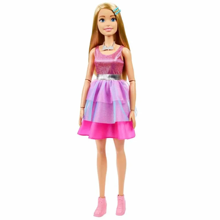 Barbie Fashion Dolls Estatura de 71 cms Vestido Rosa