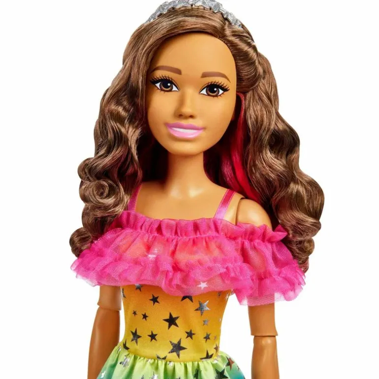 Barbie Fashion Dolls Estatura de 71 cms Vestido Arcoiris
