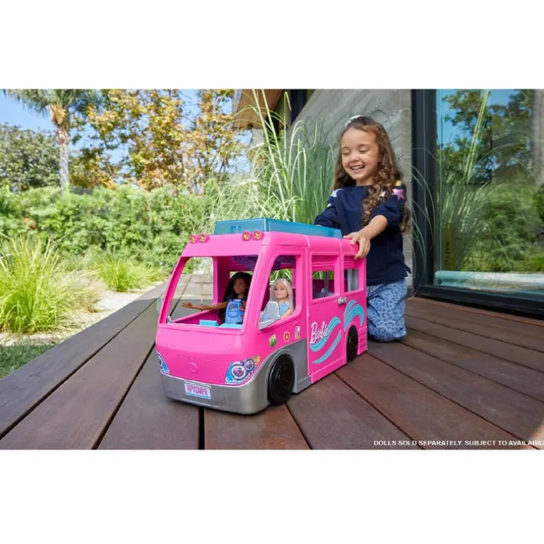 Barbie Fashionista Camper de los Sueños con Tobogan