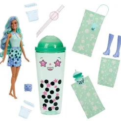 Barbie Muñeca Sorpresa Boba Tea Verde