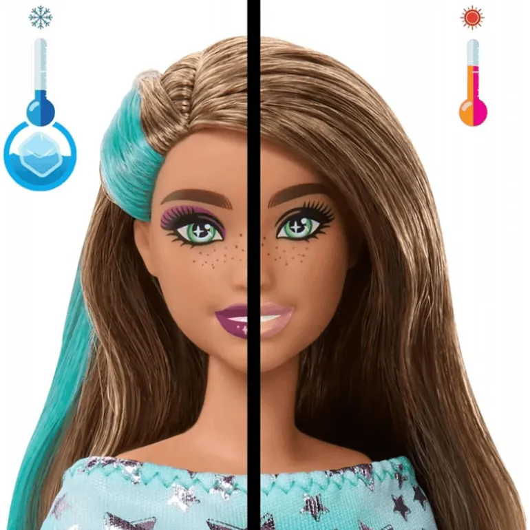 Barbie Party Unboxed Muñeca Get Ready With Me Vestido Morado JFG68-