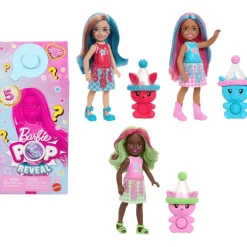 Barbie Pop Reveal Muñeca Batidos Chelsea Sorpresa JDM08