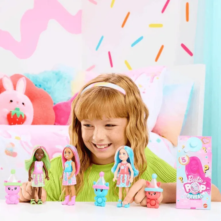 Barbie Pop Reveal Muñeca Batidos Chelsea Sorpresa JDM08