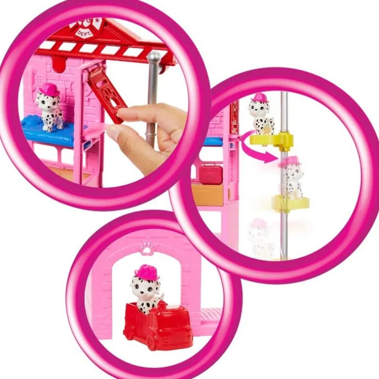 Barbie Profesiones Bombera con Set y Accesorios