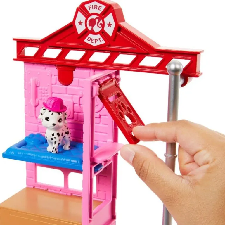 Barbie Profesiones Bombera con Set y Accesorios