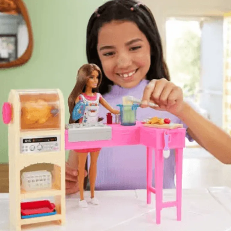 Barbie Receta de la amistad de Teresa Set Crea y Cocina JCT06