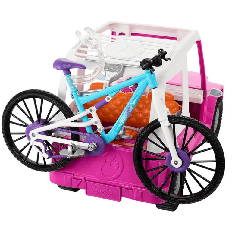 Barbie Set de Juego Muñeca con Bicicleta de Montaña HKB06