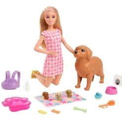 Barbie Veterinaria Mascota Labrador y Cachorritos
