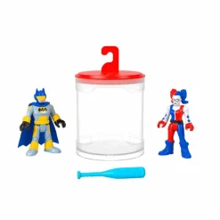 Batman Imaginext 2 Pack Incluye a Batman y Harley Queen que Cambian de Color