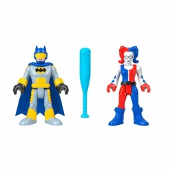 Batman Imaginext 2 Pack Incluye a Batman y Harley Queen que Cambian de Color