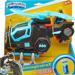 Batman Imaginext Bati Helicóptero con Figura de Batman