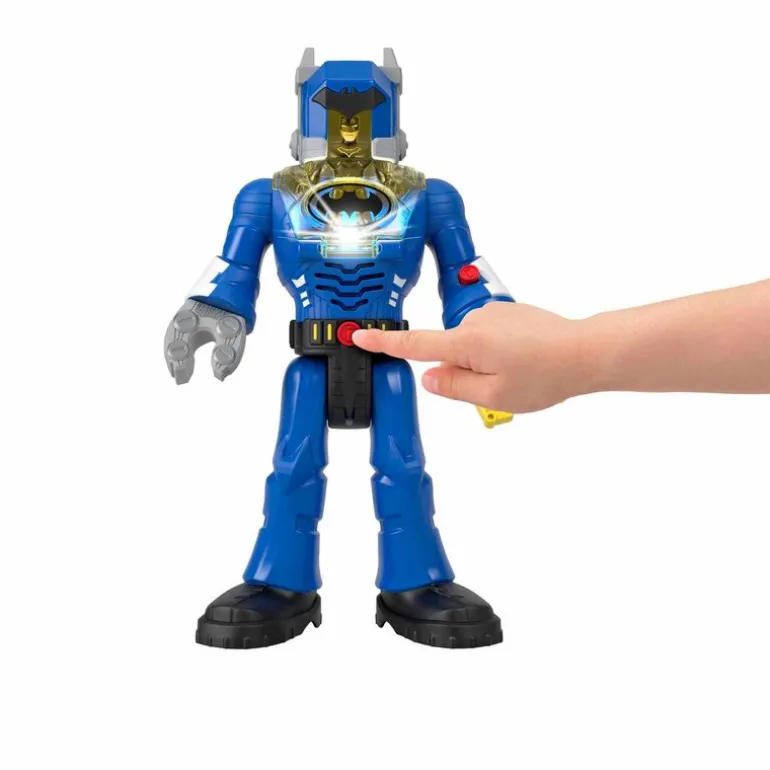 Batman Imaginext Batiarmadura Insider con Lanzadardos y Figura de Batman