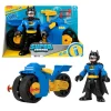 Batman Imaginext Batimoto Lanza Proyectiles y Figura de Batman