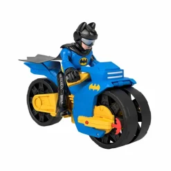 Batman Imaginext Batimoto Lanza Proyectiles y Figura de Batman