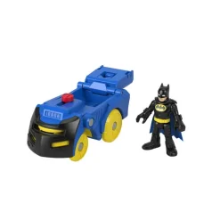 Batman Imanginext Transformer Batimovil con Figura de Acción Azul