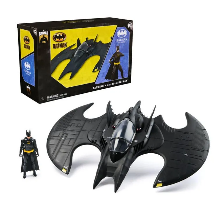 Batwing con Figura de acción Batman de Michael Keaton