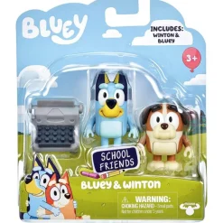 Bluey Mini Muñecos 2 Pack Bluey y Winton