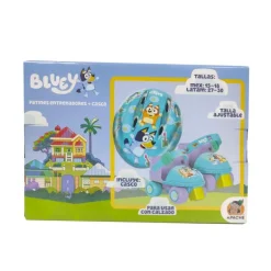 Bluey Patines entrenadores con Casco