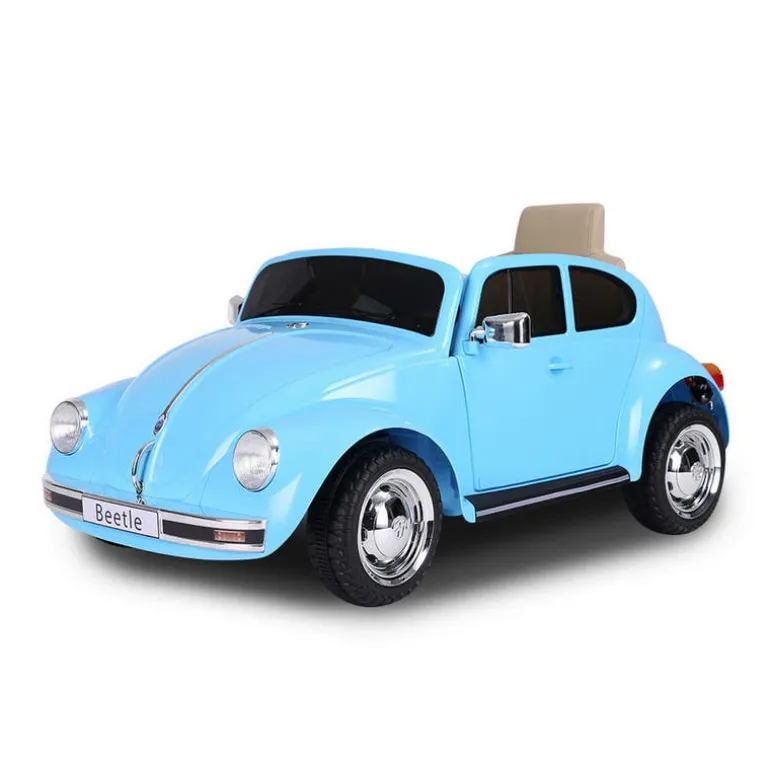 Carro Eléctric Vocho Azul para Niños 12V