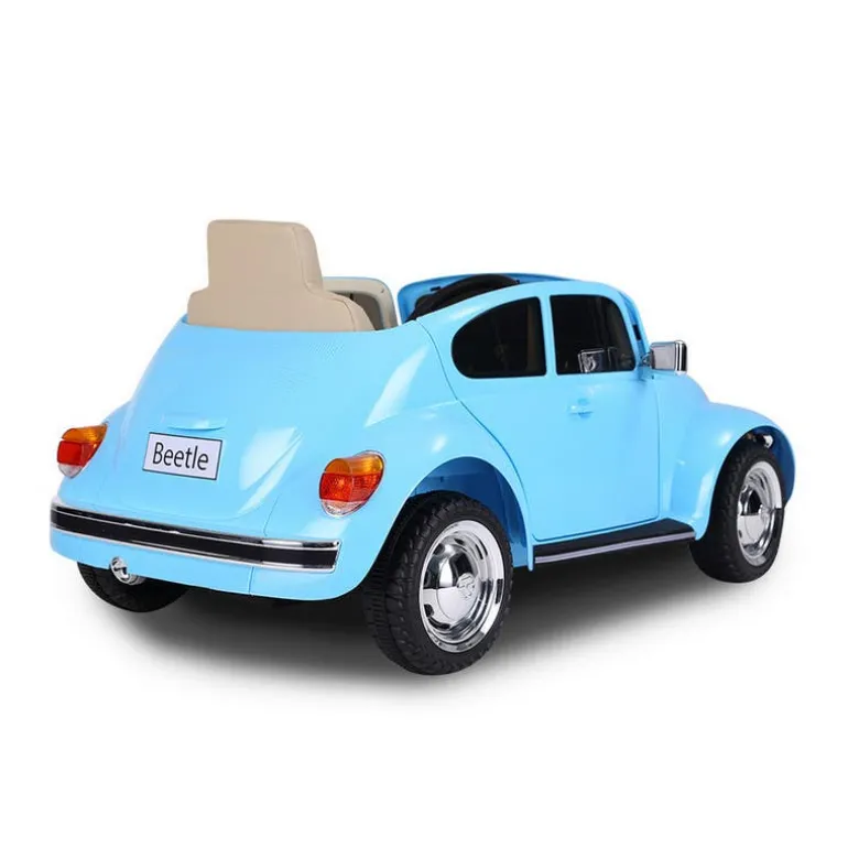 Carro Eléctric Vocho Azul para Niños 12V