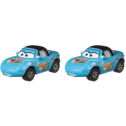 Cars de Disney y Pixar Duo Pack Vehículos de Juguete Mia y Tia Dinoco