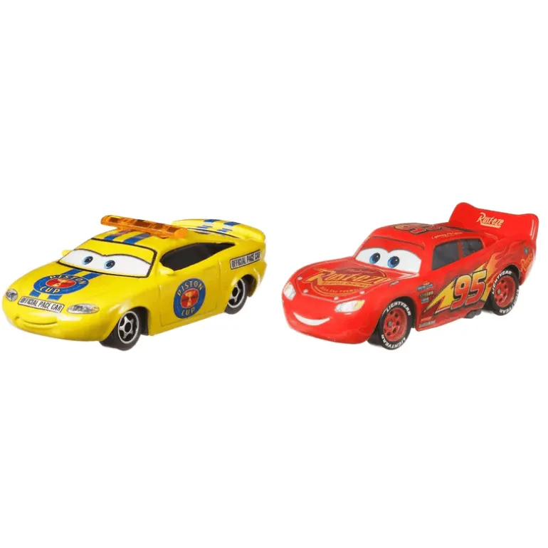 Cars de Disney y Pixar Duo Pack Vehículos de Juguete Rayo McQueen y Jefe de Equipo